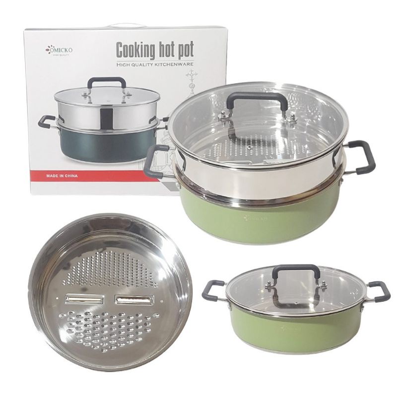 PANCI STEAMER PENGUKUS DENGAN PARUTAN COOKING HOT POT