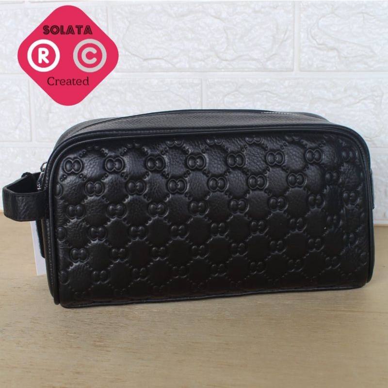 POUCH BAG KULIT ASLI PRIA - HANDBAG PRIA WANITA IMPORT KULIT ASLI - CLUTCH IMPORT - HANDBAG KULIT