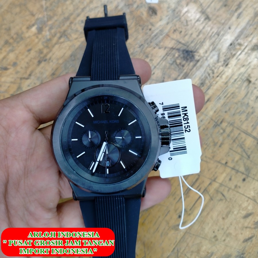 Big Sale  Jam Tangan Keren Mk8152 / mk 8152 Dylan Black Chronograph Jam Tangan Branded  Garansi 1 Th