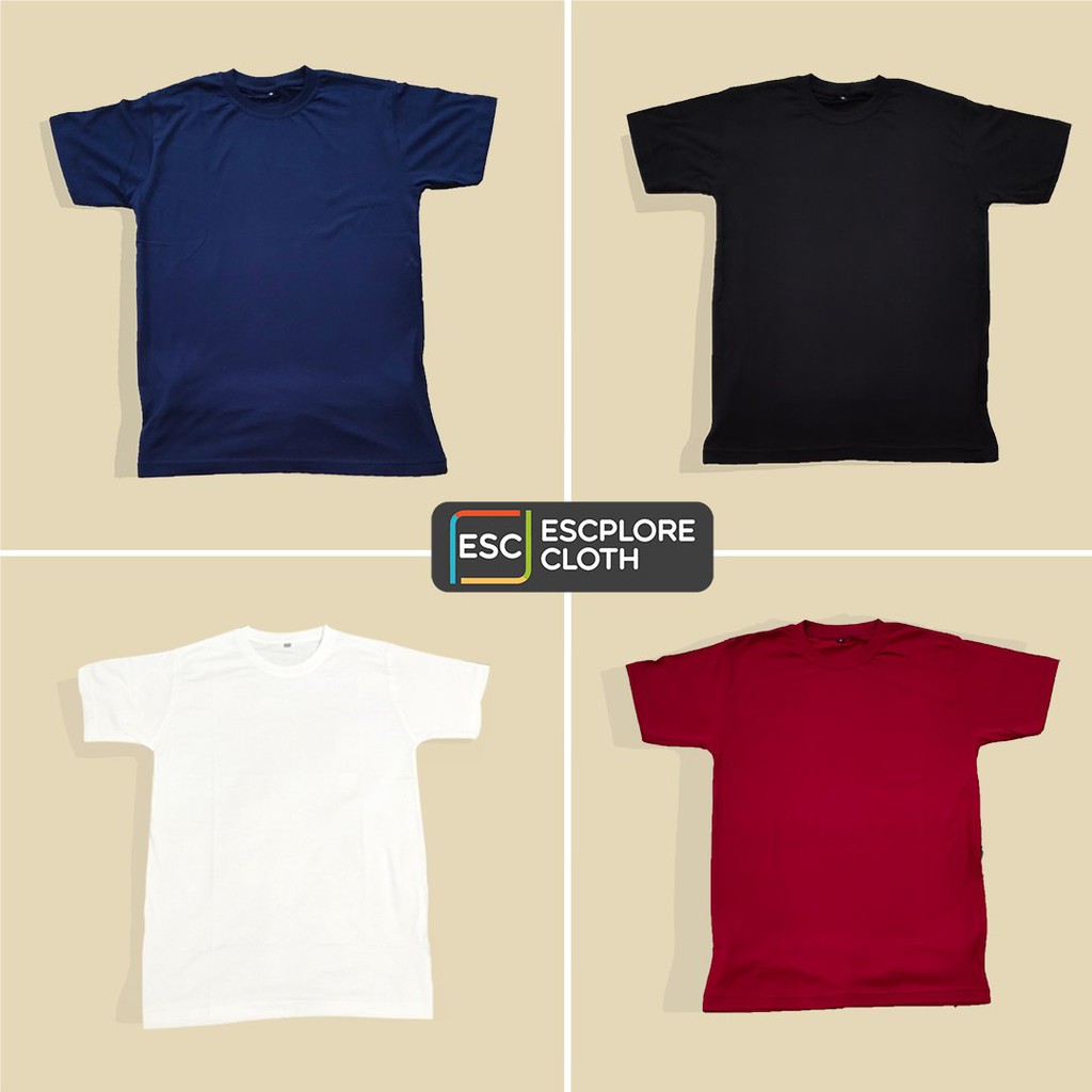 Kaos Polos PREMIUM COTTON MODAL 30s ORIGINAL