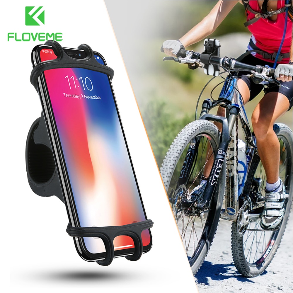 TaffSport Bike Smartphone Holder Handphone Sepeda Universal Bicycle - Black