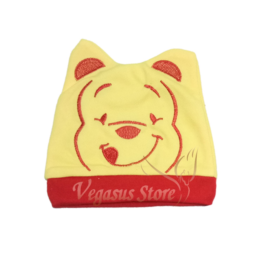 Topi Kupluk Bayi Unisex/Boy&amp;Girl Okiyo Model Kupluk Kuping Newborn 1Pcs-Vegasus Store(COD)