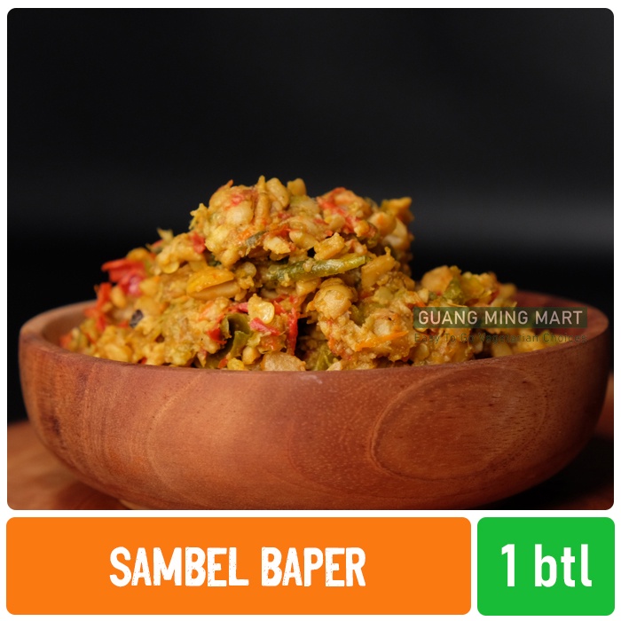

Sambel Baper (Belacan Tempe Super) Homemade Vegan Premium Enaknya Nendang