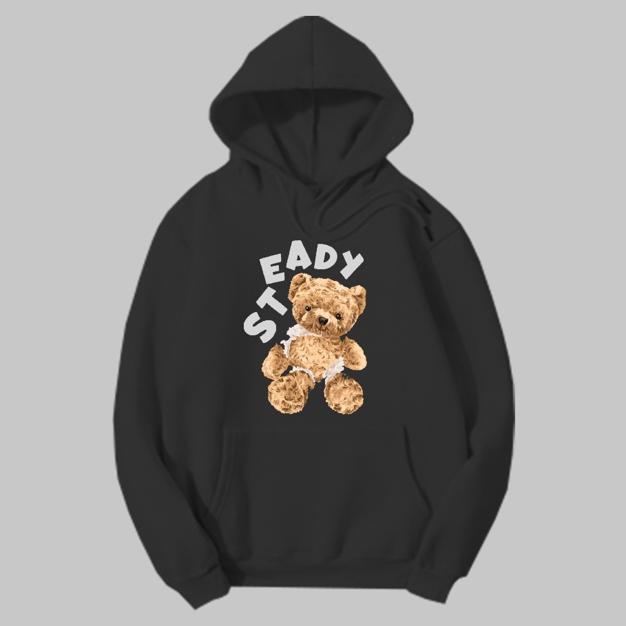 Pro.Coll - Steady Bear Hoodie - Hoodie Beruang Unisex