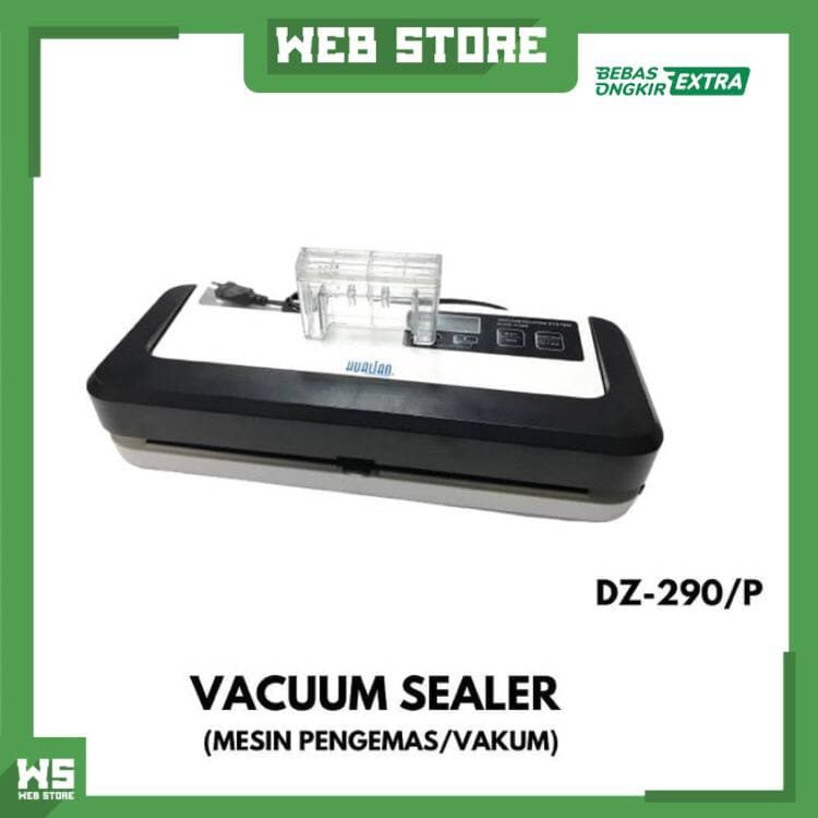 Vacuum Sealer Vakum Hualien DZ290P DZ-290/P Mesin Pengemas Makanan Kering Basah