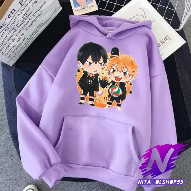 hoodie anak anime haikyuu