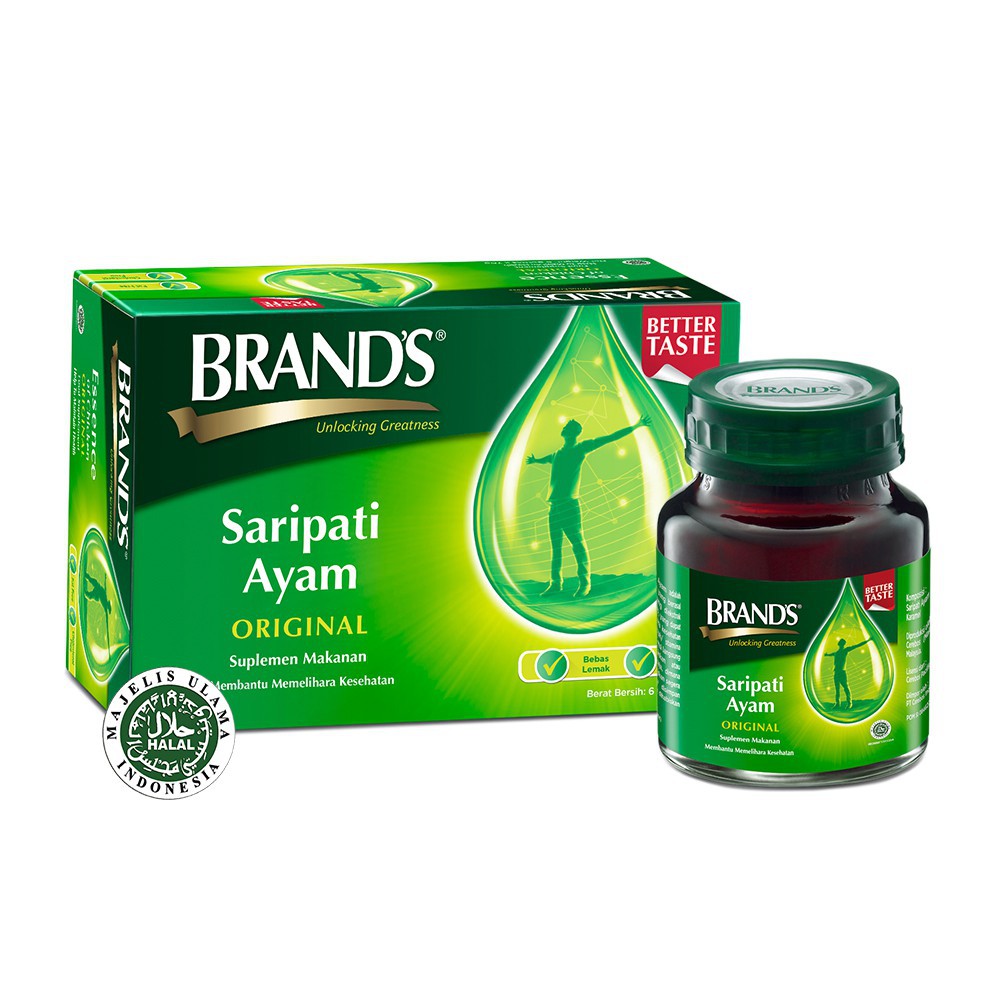 

BRAND'S SARIPATI SARI PATI AYAM 70 GRAM ISI 6 / 12 PCS ORIGINAL