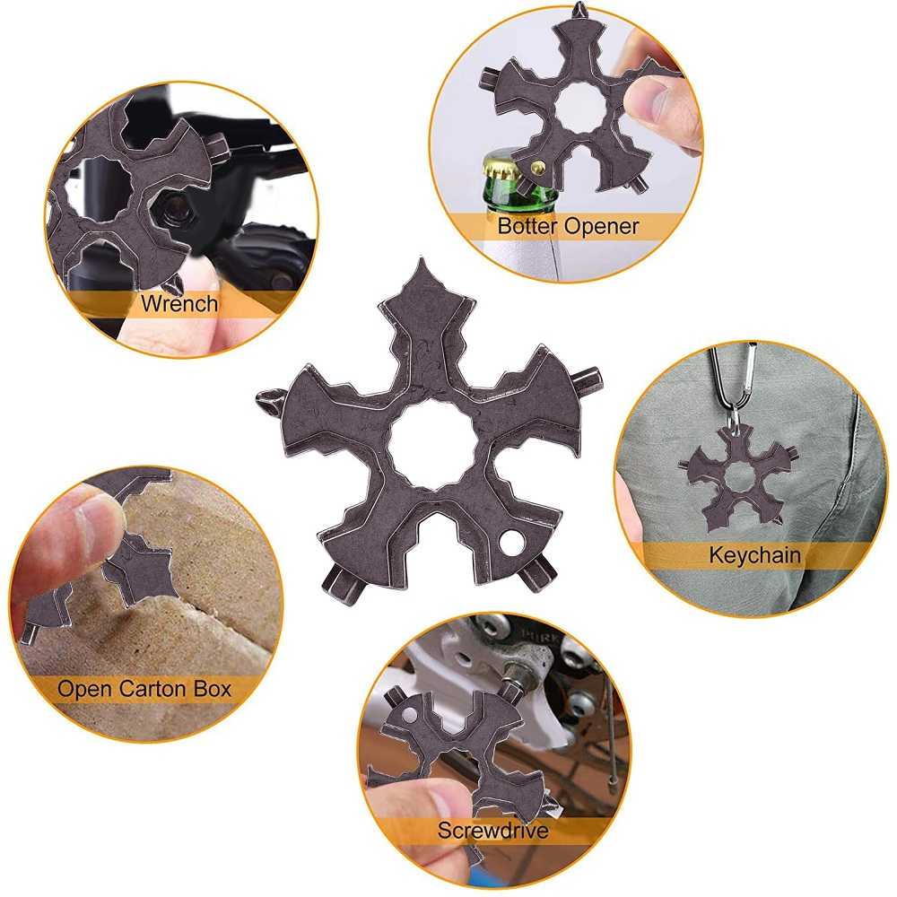 (BISA COD) RVOSTR Lehuo Kunci Pas Portable 18in1 Sepeda Multitool Hex Wrench - SS181