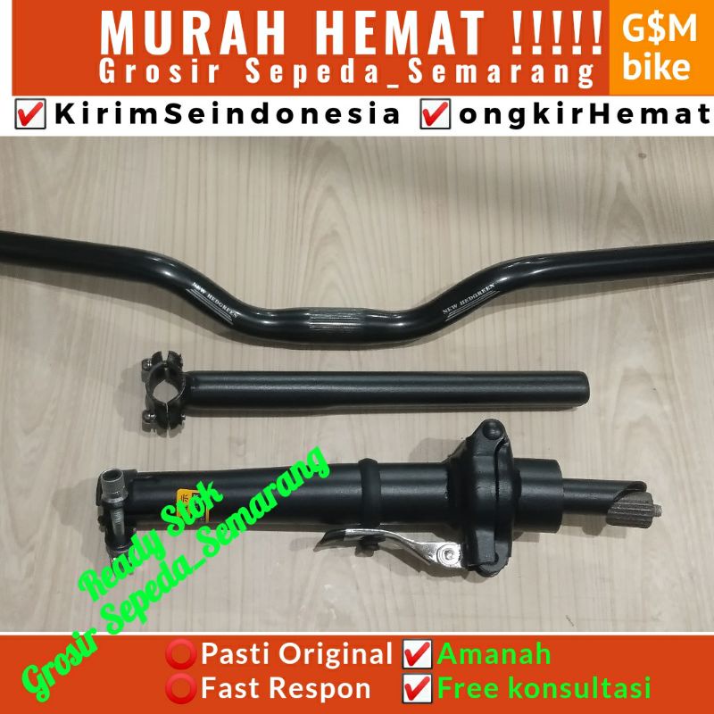 [GROSir] Handlepost 22.2mm dan 25.4mm Stang lipat/minion/minivelo Doyong depan