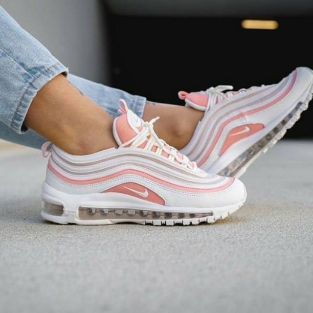 Sepatu Nike Air Max 97 White Peach Buat Cewek