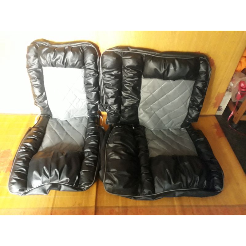 Sarung Jok Mobil Grand Max Pick Up Sofa Hitam Abu