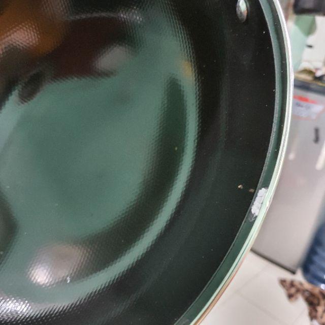 Wajan Enamel Tebal 34 Cm- Tebal Enamel Anti Gores