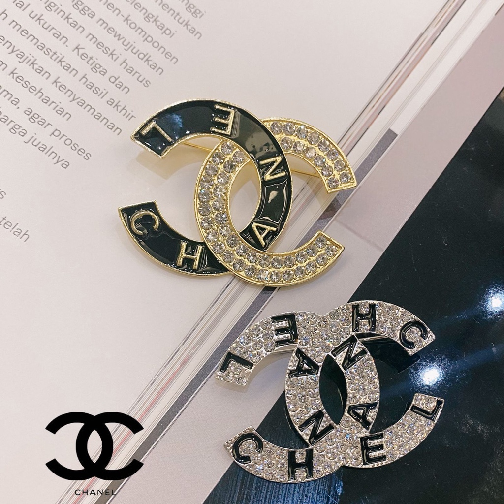damai fashion - BROS nel / brooch bel mutiara import gold hardware Kualitas terbaik