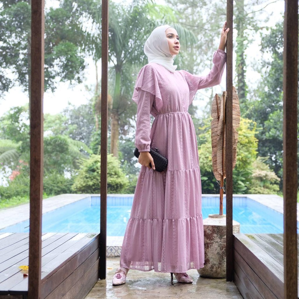 MARIZHA BRUKAT DRESS/DRSS BRUKAT ld 100/DRESS MATERNITY/GAMIS BRUKAT/GAMIS KONDANGAN