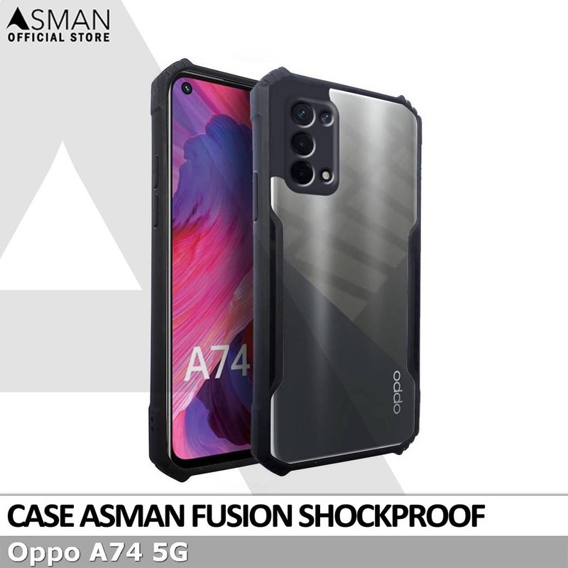 Asman Fusion Oppo A74 5G Case Premium Amor Acrylic