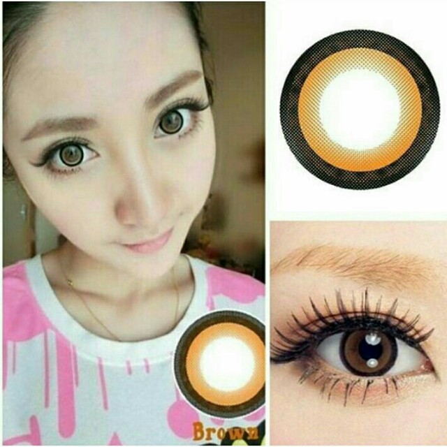 SOFTLENS TOPGEL PRINCESS GREY/BROWN NORMAL 15.0mm