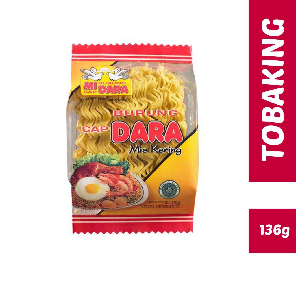 Jual Mie Burung Dara 136 Gr Mie Kering Bulat Merah Indonesia Shopee