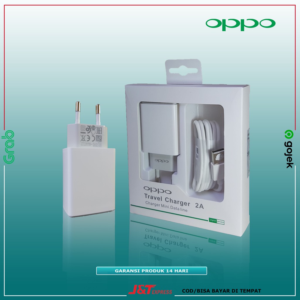 [ORi]Charger Oppo Original 100% Fast Charging 2A / Oppo F7 F5 F3 F1plus F1s A7 A3s A71 A83 A37