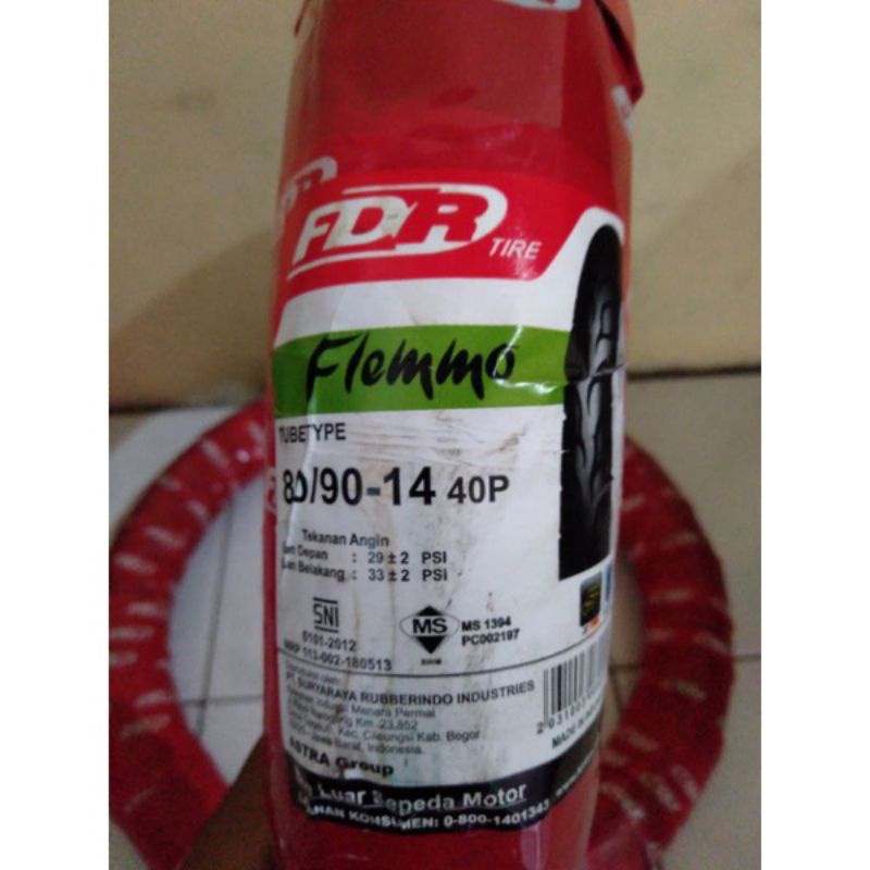 ban fdr 80/90 14 flemo buat vario beat depan.mio belakang.non tubless