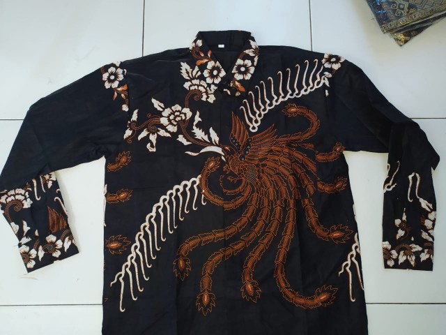 Kemeja Batik Lengan Panjang Size M L Xl Xxl Kenongo Bswart Batik Hrb026