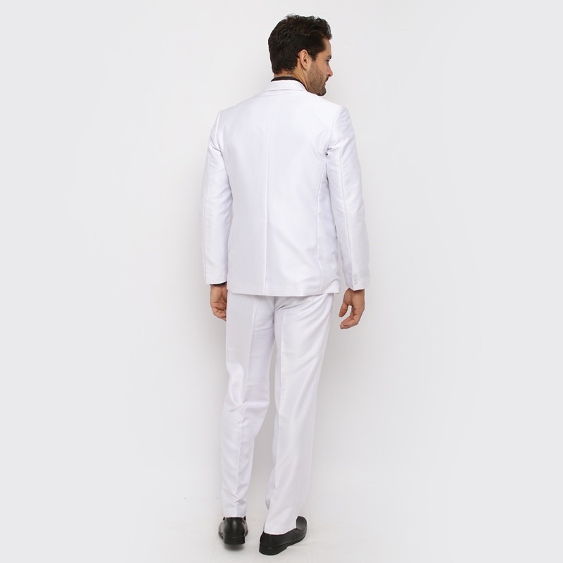 Jas Wedding semi WOOL Jas Pria Stelan Jas nikah dan Celana Blazer Jas Pengantin nikahan Jas Formal-7