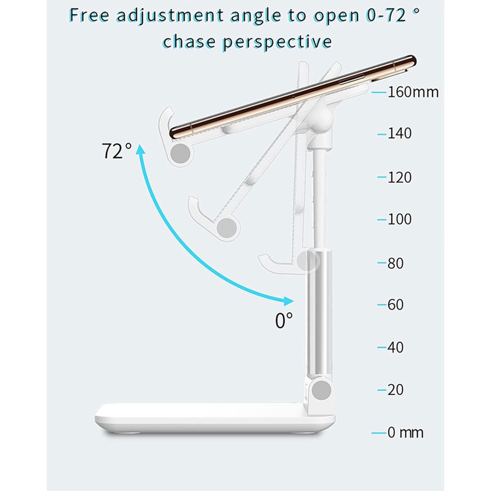 Dudukan Handphone Tablet Lipat Desktop Phone Stand Holder Multi Angle