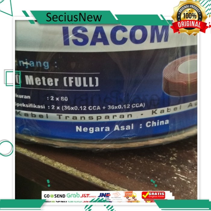 KABEL STEREO AUDIO SPEAKER ISI 2 VISICOM ECERAN METERAN