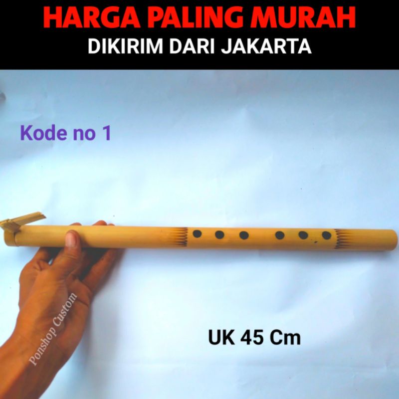 Seruling Bambu 6 lubang Suling Dangdut Suling Sunda