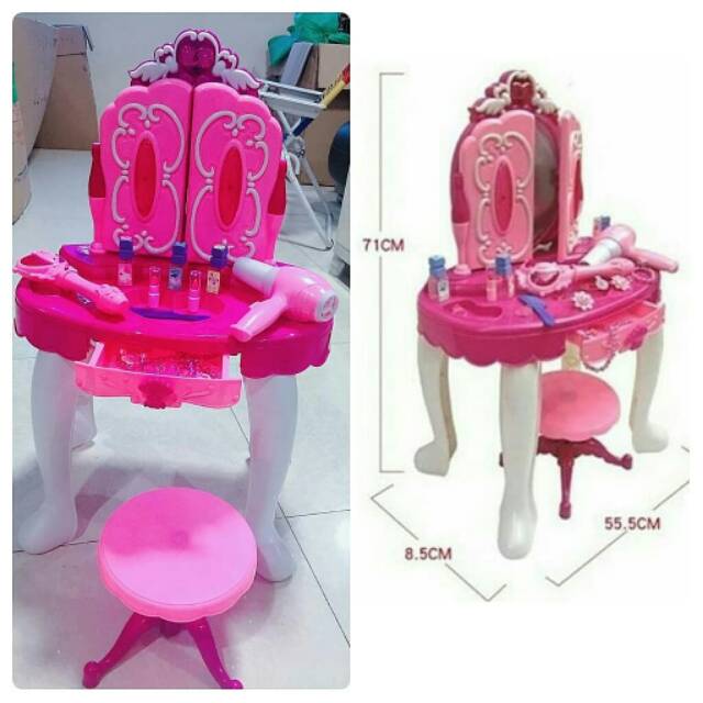 RESTOCK MEJA RIAS ANAK GLAMOR MIRROR WITH REMOTE - 661-20