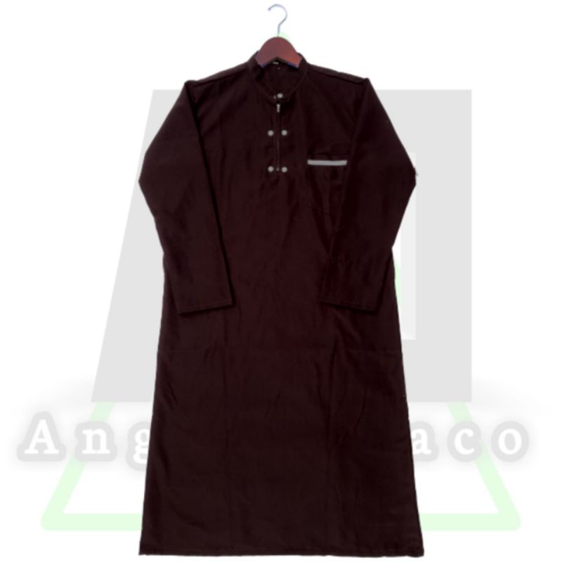 Jubah Gamis Pria Dewasa Coklat / Jubah / Gamis / Jubah Gamis / Jubah Gamis Pria / Jubah Gamis Pria D