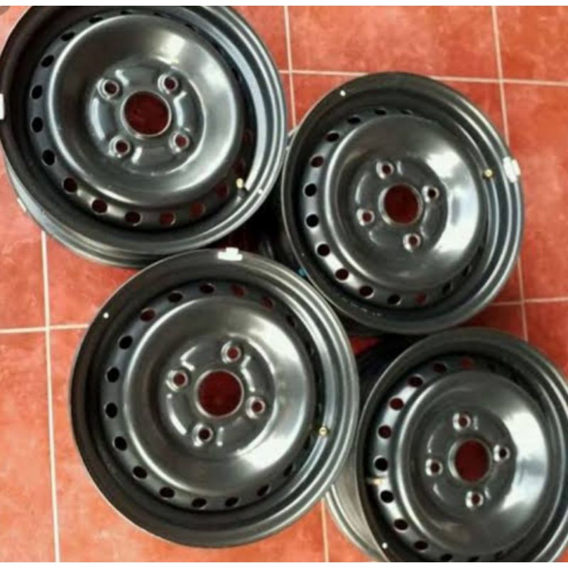 velg kaleng R14 PCD 114 serep mulus no geol no kropos, tuless avanza xenia futura carry kijang panther ss livina estem aminty m2000