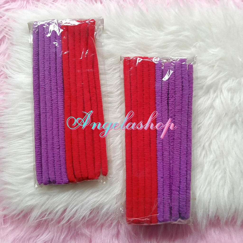 Ikat Rambut Bisa menjadi Ikal ataupun Keriting isi 20 pcs