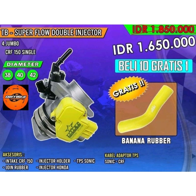 throttle body tb brt crf 150