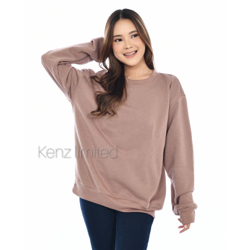 Sweater polos basic pria wanita (unisex)