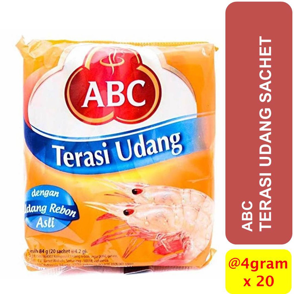 

Terasi Udang Sachet @4,2 g x 20 pcs merk ABC