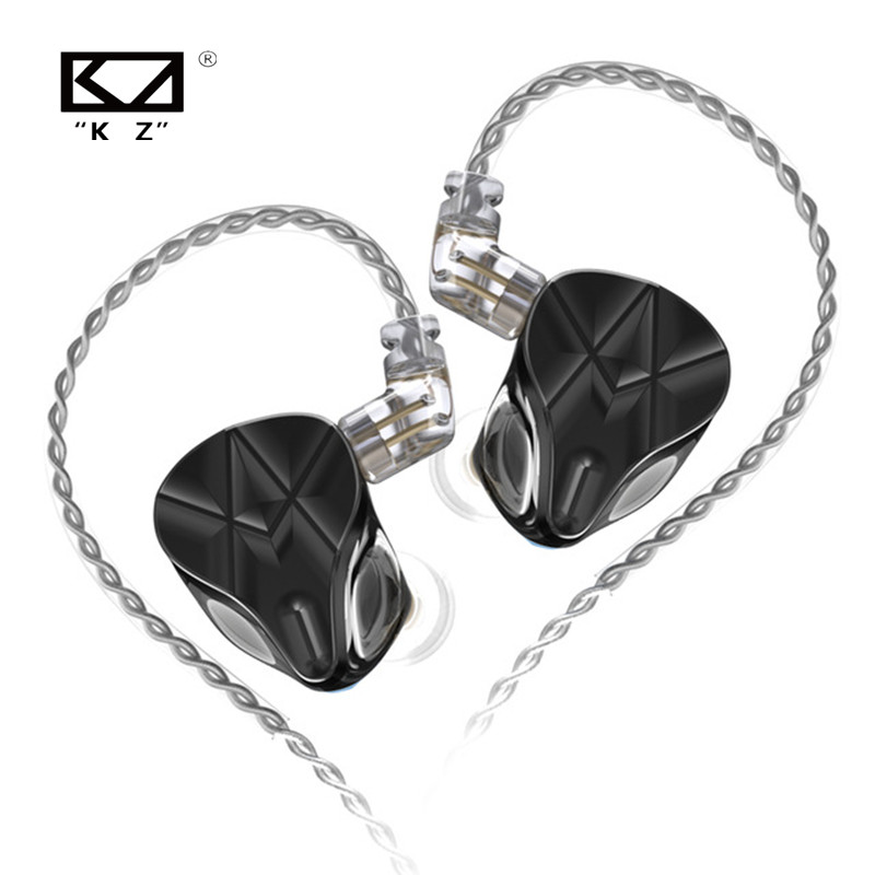 Kz Asf 10ba Earphone In Ear Hifi Bahan Metal Dengan Fitur Noise Canceling Untuk Dj