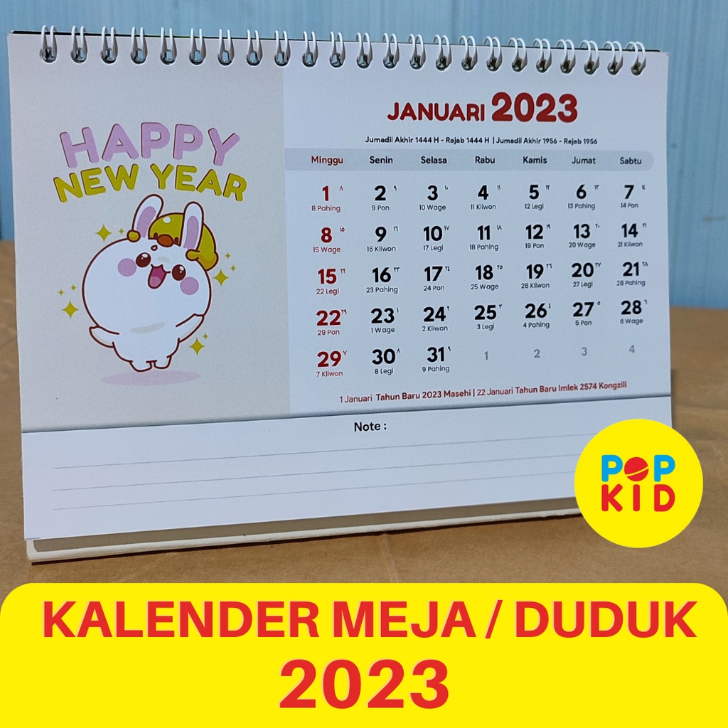 PROMO KALENDER MEJA 2024 SERI KARTUN - KALENDER DUDUK BEST SELLER