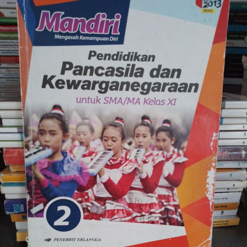 buku mandiri PPKN untuk SMA kelas 11 penerbit Erlangga