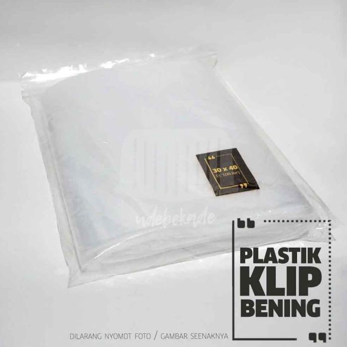 

------] Plastik klip bening 30 x 40 murah tebal sablon sambal kuliner fashion