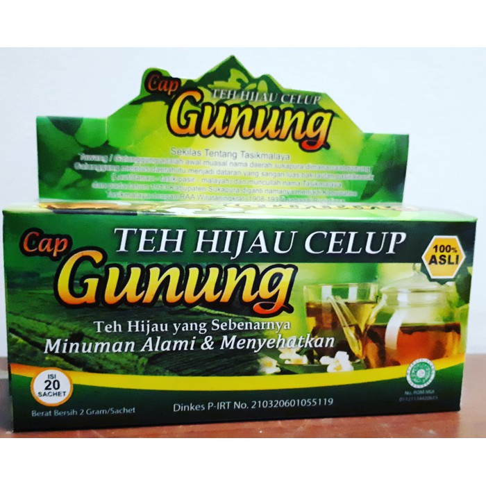

Super Hot! Teh Celup Hijau Cap Gunung Baru!