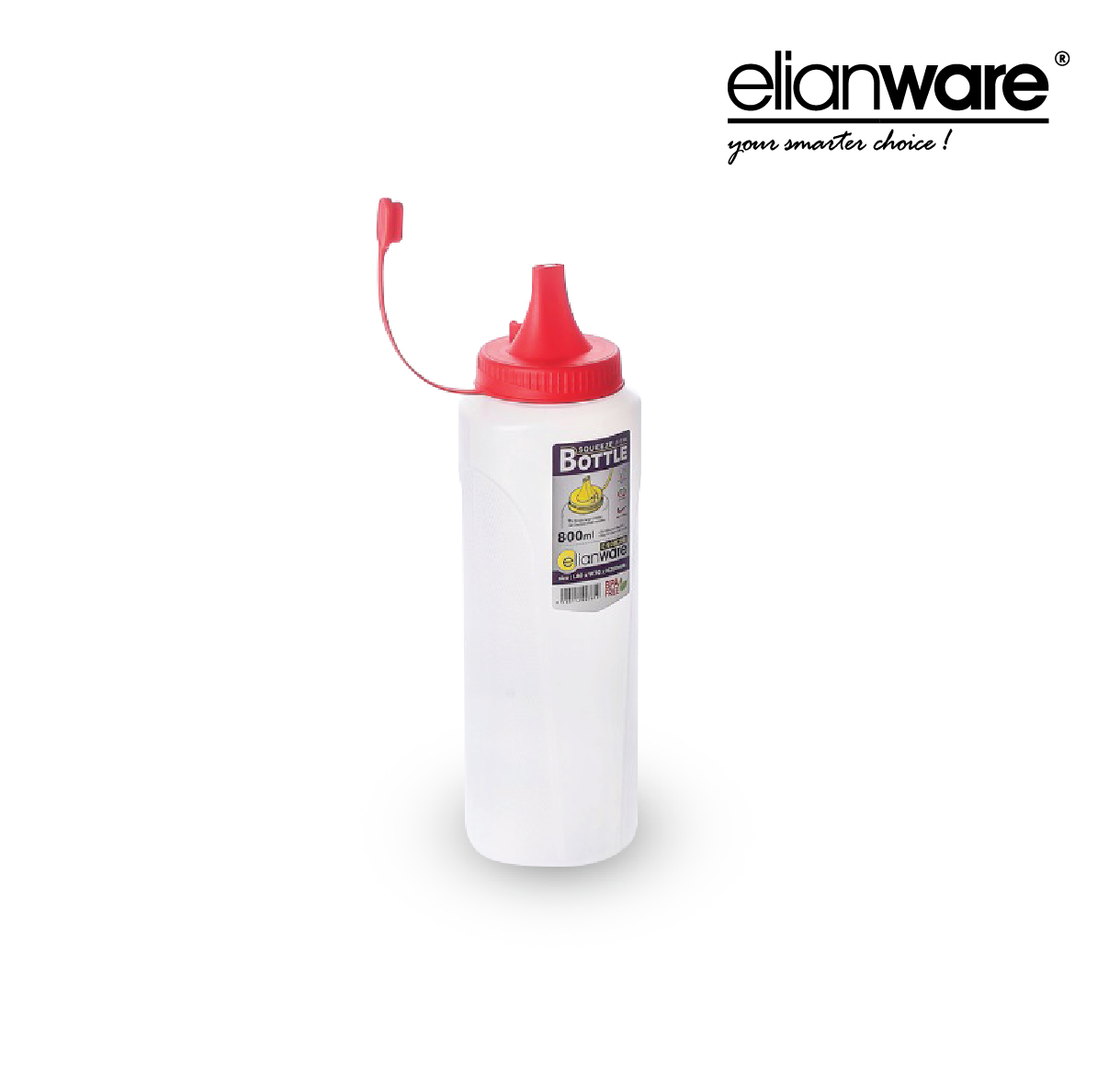 ELIANWARE Sauce Bottle (800ML), Double Hole / 2 lubang