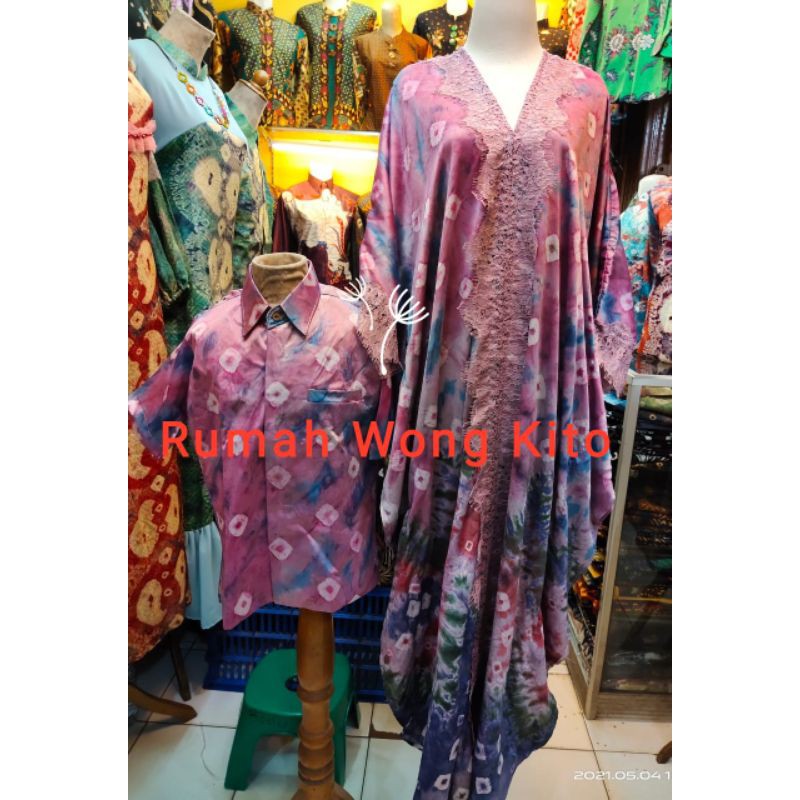 COUPLE KAFTAN LACE MOTIF JUMPUTAN PALEMBANG
