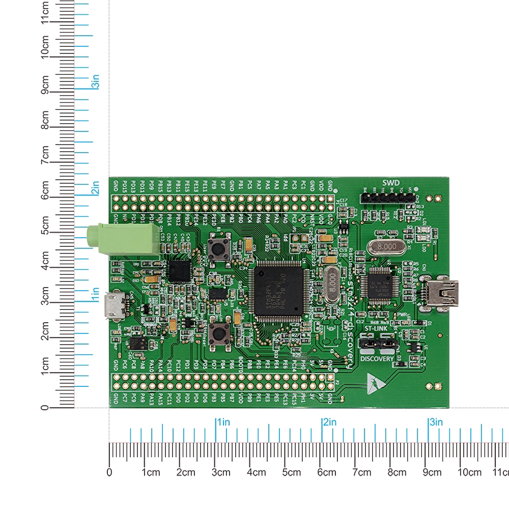 Stm32F4 Discovery Stm32F407 Cortex-M4 Papan Modul Pengembangan St-Link V2