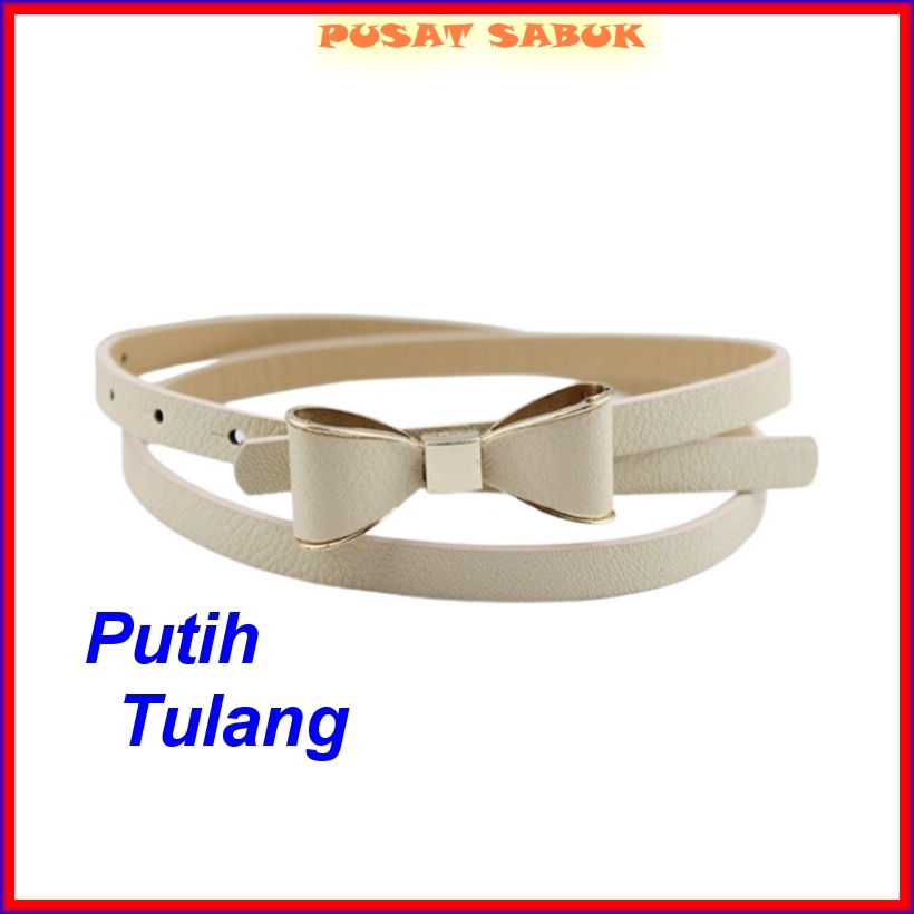 Gesper Belt Tali Sabuk Ikat Pinggang Kecil Wanita Cewek Women Pita Fashion Gasper Kekinian Korea Aksesoris Kepang Impor Murah Praktis Modis Hitam Merah Putih Baru Ramping Waist Blet Pingang Pesta Hias Ibu Cantik Bulat Panjang Cm Kulit Mini Kupu Polos gold