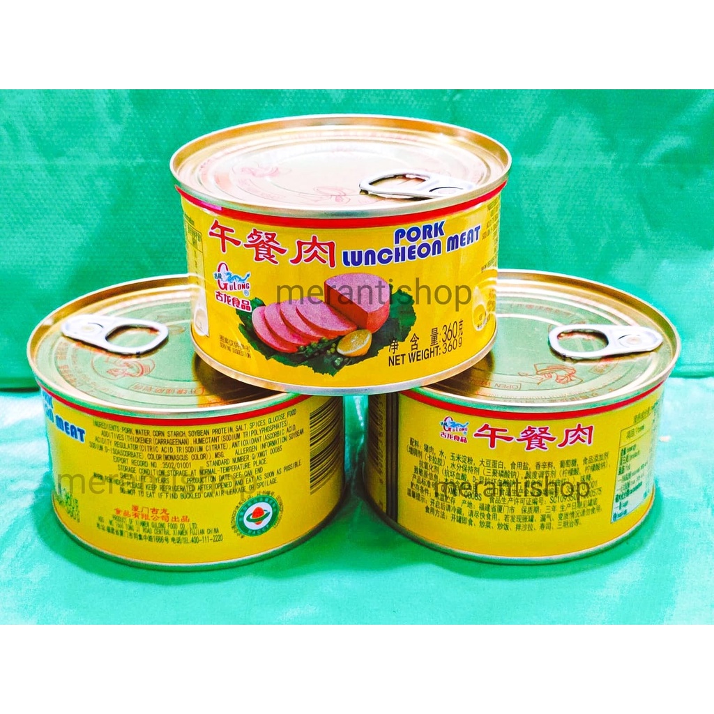 

GULONG PORK LUNCHEON MEAT NGO CAM BAK 360 GRAM [ NON HALAL ]