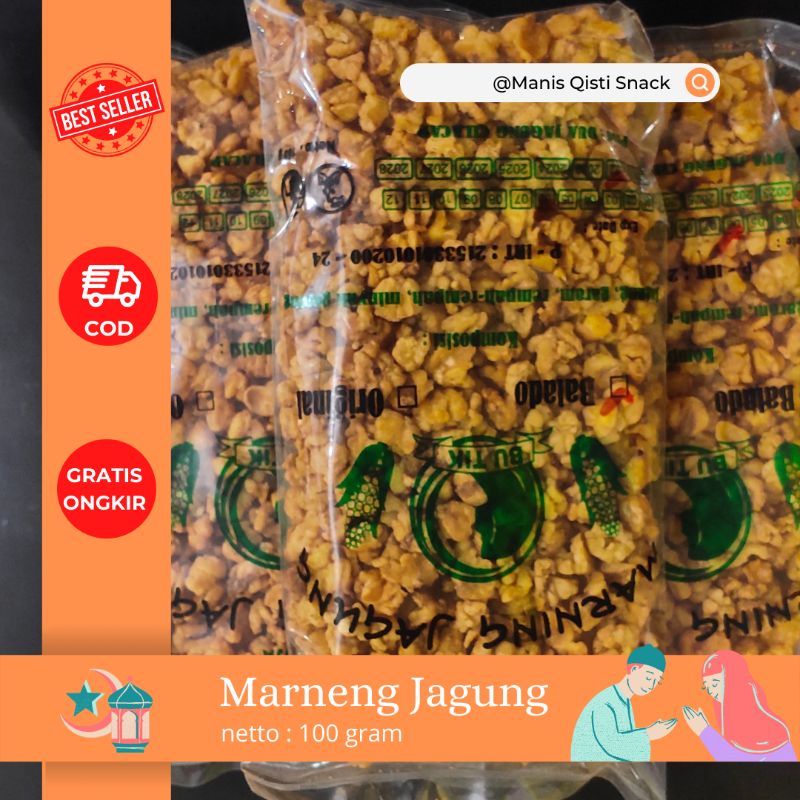 

MARNING JAGUNG BU TIK BERAT 150GR GURIH RENYAH