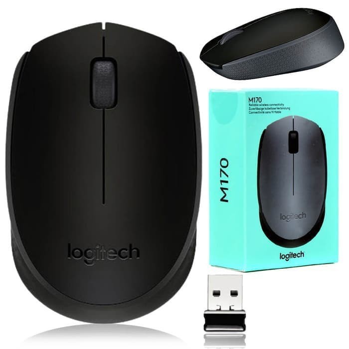 Logitech M170 ORIGINAL - wireless mouse - Garansi Resmi Murah Ekonomis