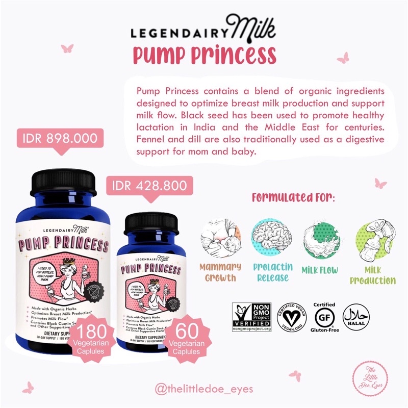 [READY] LegenDairy Trial (satuan) Milk Sunflower Lecithin , Pump Princess