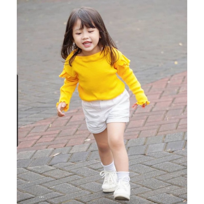 Alysa Long Sleeve 1-4 Tahun Blouse Anak Perempuan