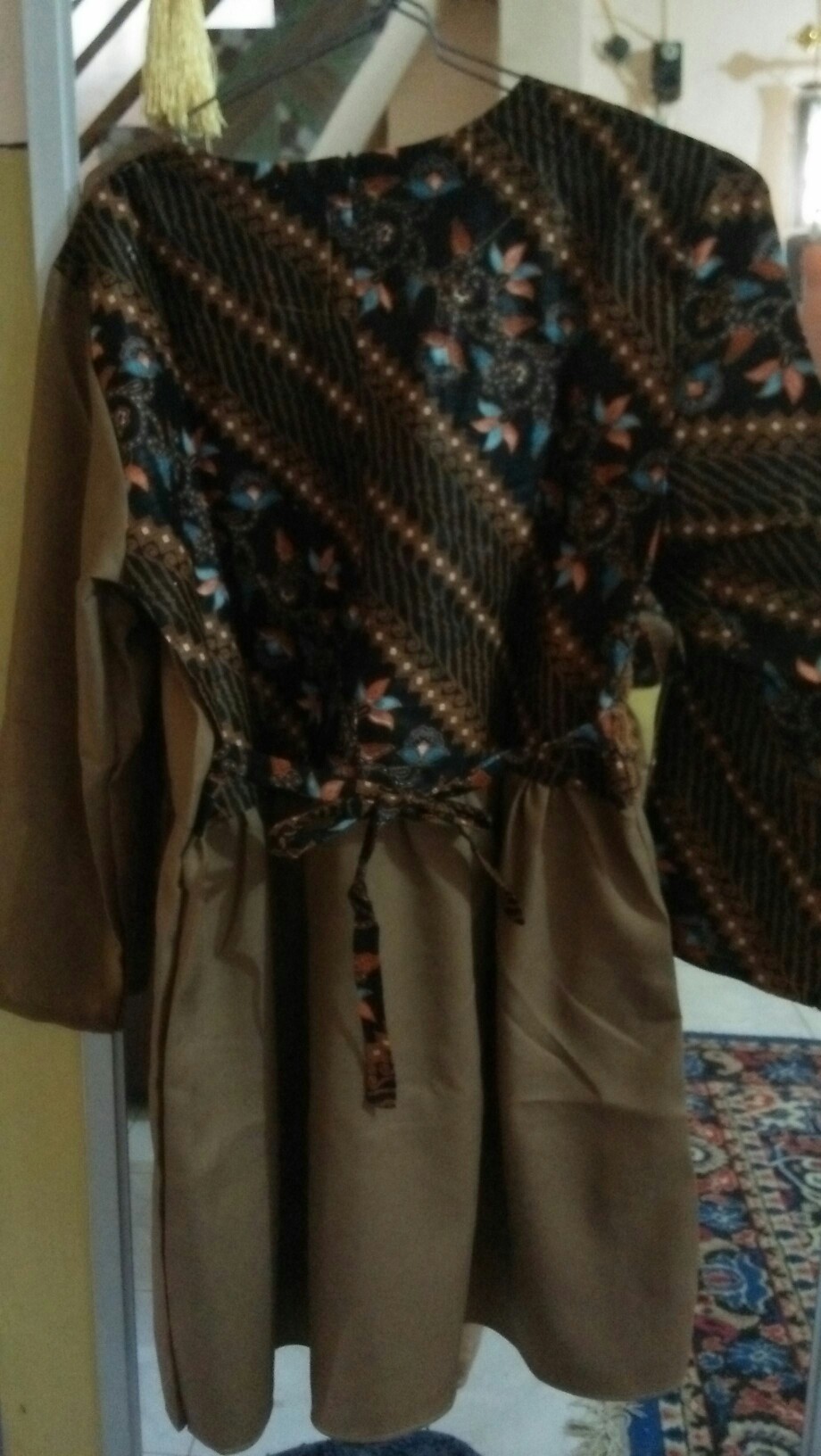 Atasan Batik Wanita / Blouse Batik Wanita Kombinasi Moscrap